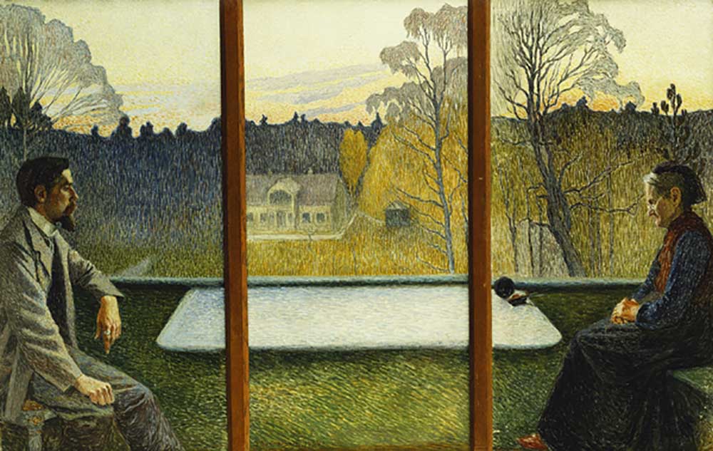 On the Terrace, 1904 od Gunnar Gunnarson