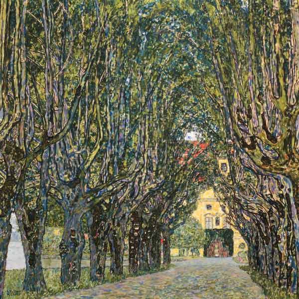 Avenue in Schloss Kammer Park od Gustav Klimt