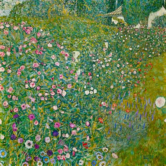 Italská zahradní krajina od Gustav Klimt