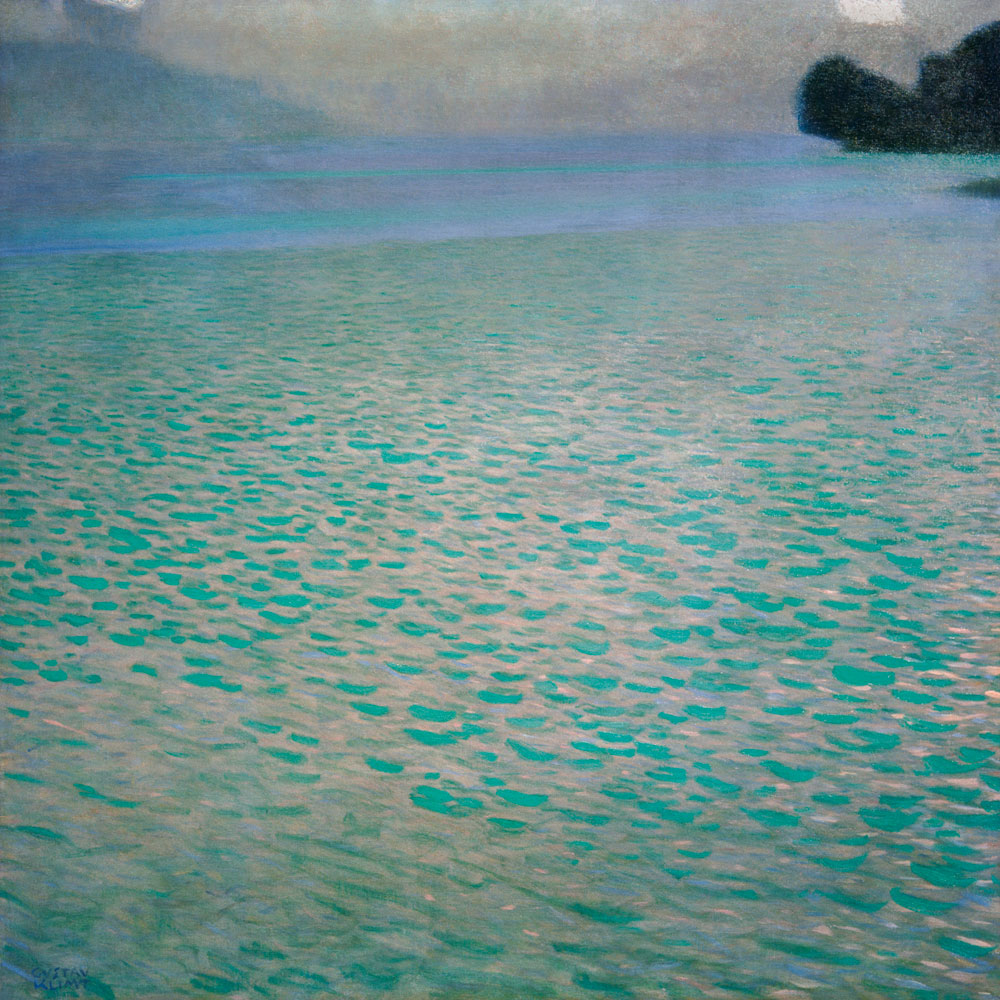 Am Attersee (Stilles Wasser?) od Gustav Klimt
