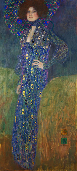 Portrait of Emilie Floege od Gustav Klimt