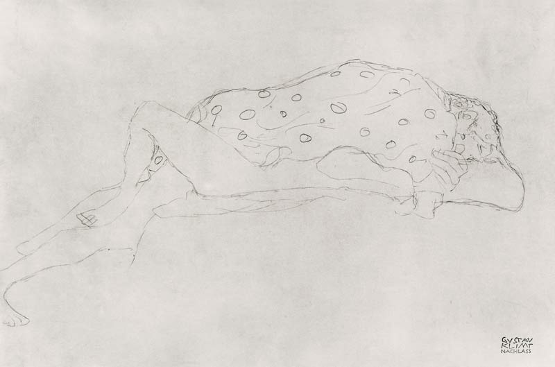 Lovers od Gustav Klimt