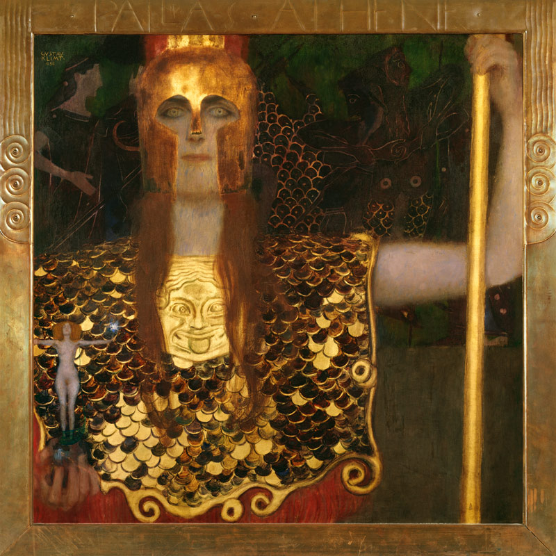 Pallas Athene od Gustav Klimt