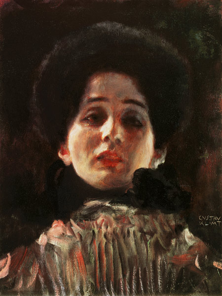 Portrait en face od Gustav Klimt