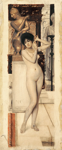 Skigge Und Eingelstudie Fur Die Allegorie Der Skulptur od Gustav Klimt