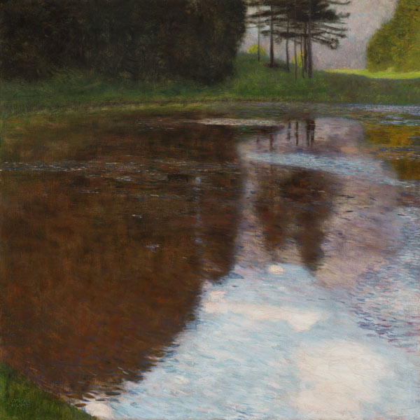 Still Pond od Gustav Klimt