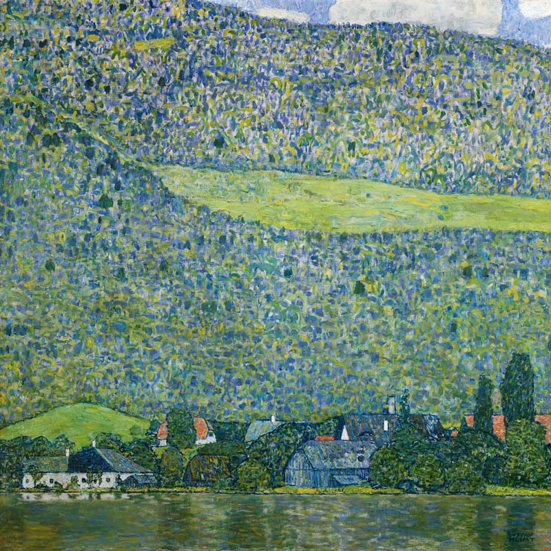 Unterach at the Attersee od Gustav Klimt