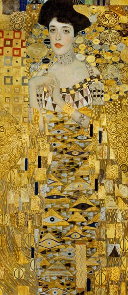Portret Adele Bloch-Bauer l (Detail) od Gustav Klimt
