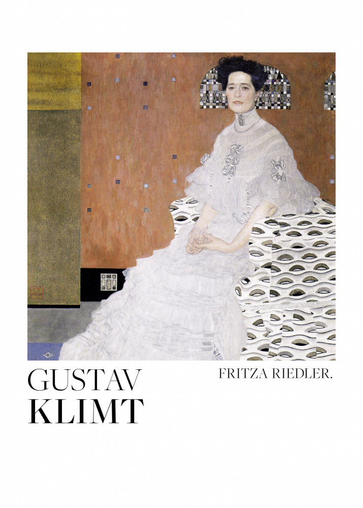 Bildnis Fritza Riedler (1906) Poster od Gustav Klimt