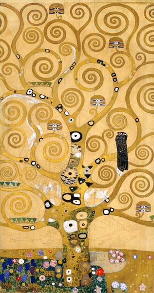 Strom života - střední část  od Gustav Klimt
