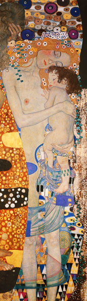 Die drei Lebensalter (Detail) od Gustav Klimt
