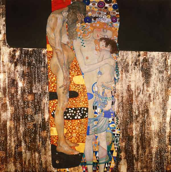 The three ages od Gustav Klimt