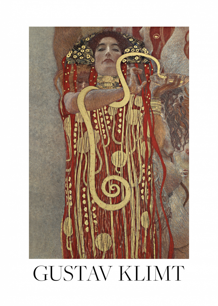 Hygieia (1907) Poster od Gustav Klimt