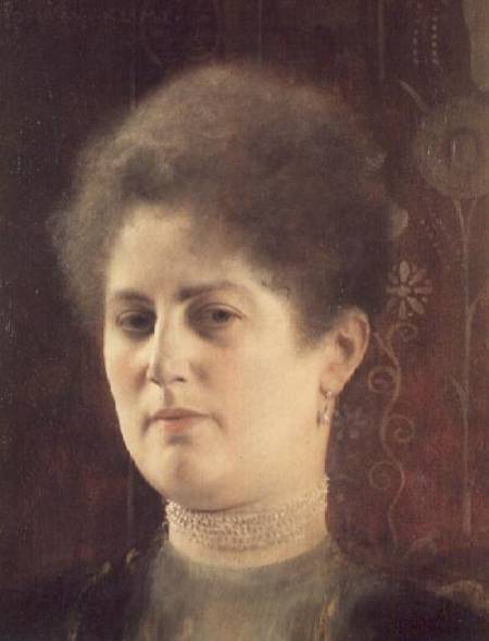 Portrait of a lady od Gustav Klimt