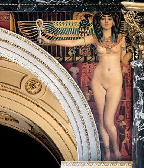 Egypt I. Spandrel above the grand staircase, Kunsthistorisches Museum, Vienna