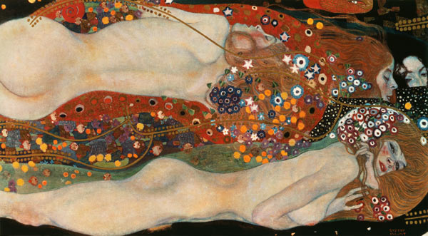 Water-snakes II. od Gustav Klimt