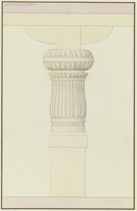 Indische Säule und Architrav od Gustav Rügemer