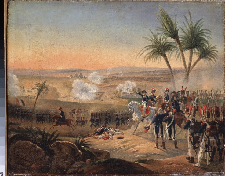 Scene of a military offensive od Gustav Schwarz