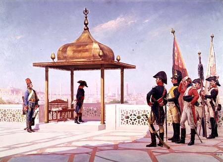 Napoleon in Cairo od Gustave Bourgain
