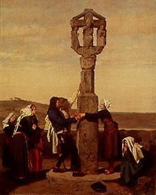 The engagement (at a Calvaire in the Normandy) od Gustave Brion