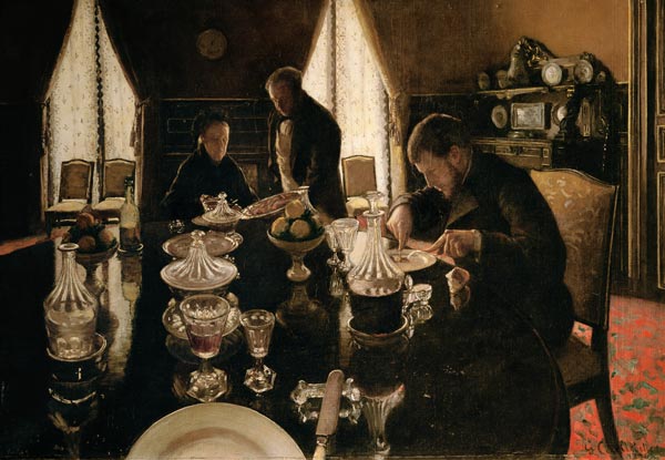 Dinner od Gustave Caillebotte