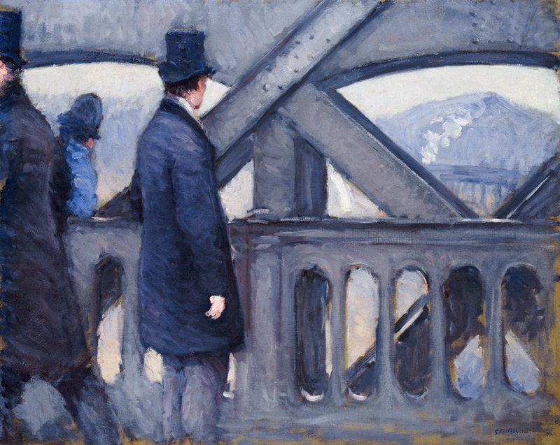 Europabrücke od Gustave Caillebotte