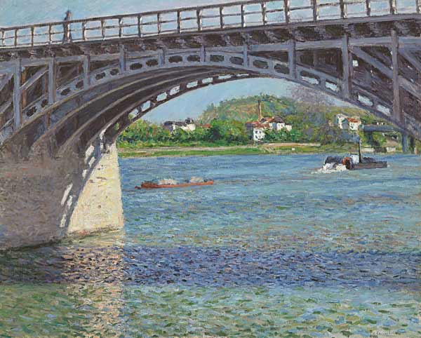 Die Brücke bei Argenteuil od Gustave Caillebotte