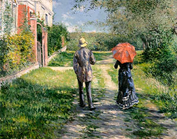 The Path Uphill od Gustave Caillebotte