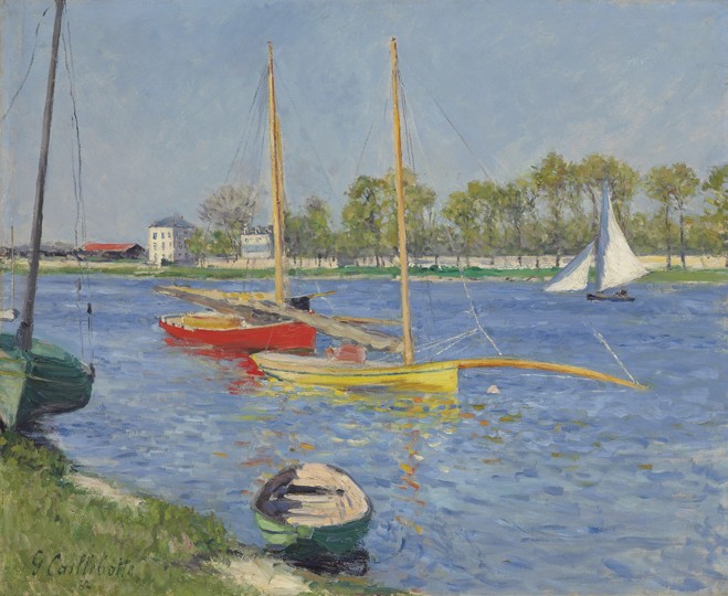 The Seine at Argenteuil od Gustave Caillebotte