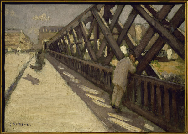 Le Pont de lEurope, esquisse preliminai od Gustave Caillebotte