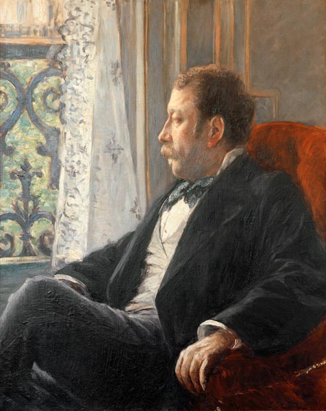 Portrait of a Man od Gustave Caillebotte