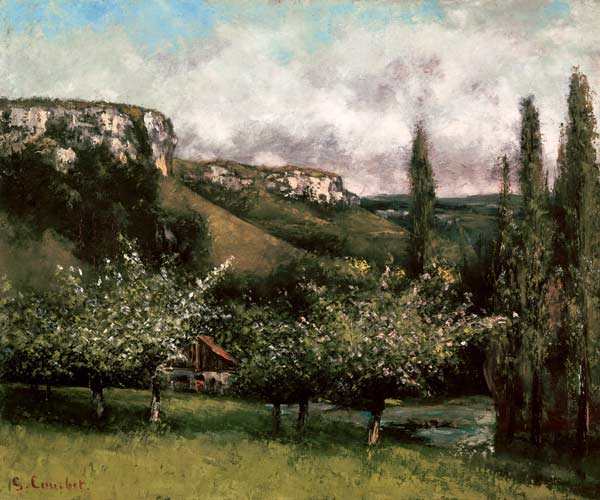 Apple Orchard od Gustave Courbet