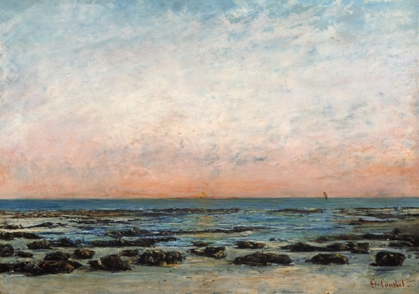 Sunset, Trouville od Gustave Courbet