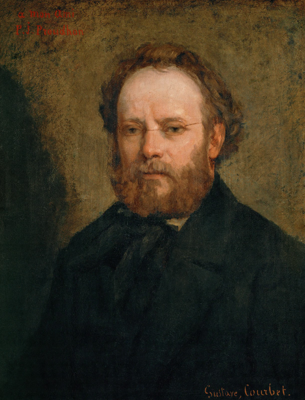 Proudhon od Gustave Courbet