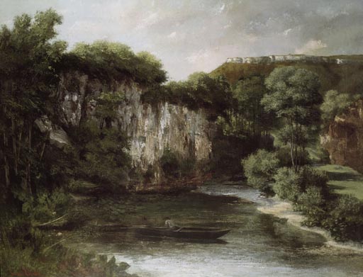 Die Barke od Gustave Courbet