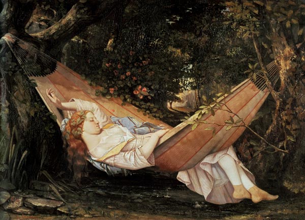 The Hammock od Gustave Courbet