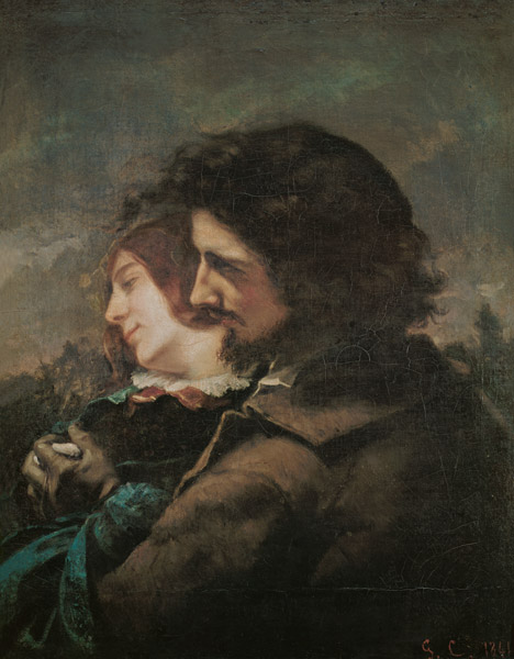 The lovers od Gustave Courbet