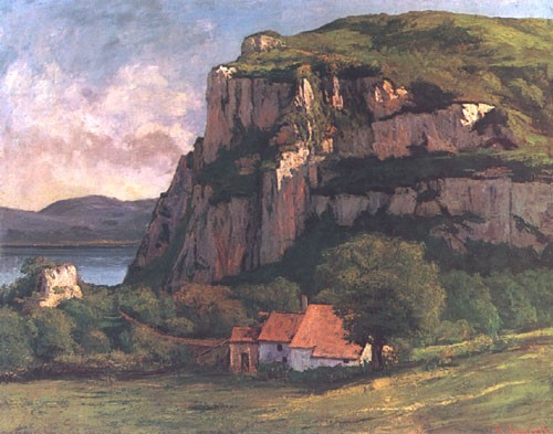 Environs this ' ornans Le matin od Gustave Courbet