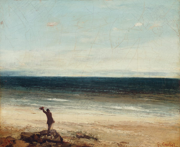 The coast at Palavas. od Gustave Courbet