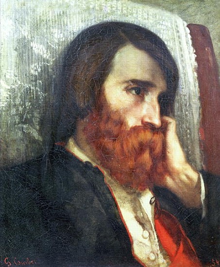 Portrait of Alfred Bruyas od Gustave Courbet