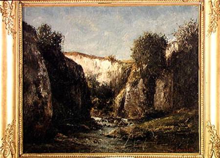 The Source of the Doubs od Gustave Courbet