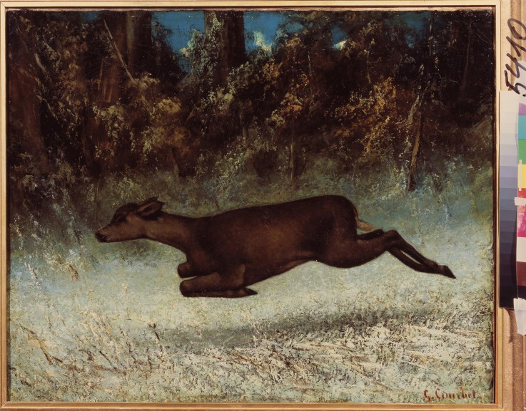 Doe leaping od Gustave Courbet