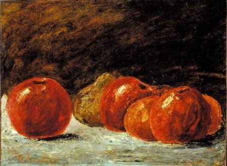 Still Life with Apples od Gustave Courbet