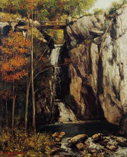 The Chasm at Conches od Gustave Courbet