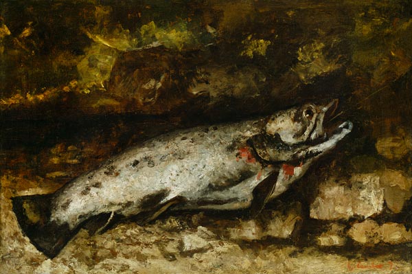 The Trout od Gustave Courbet
