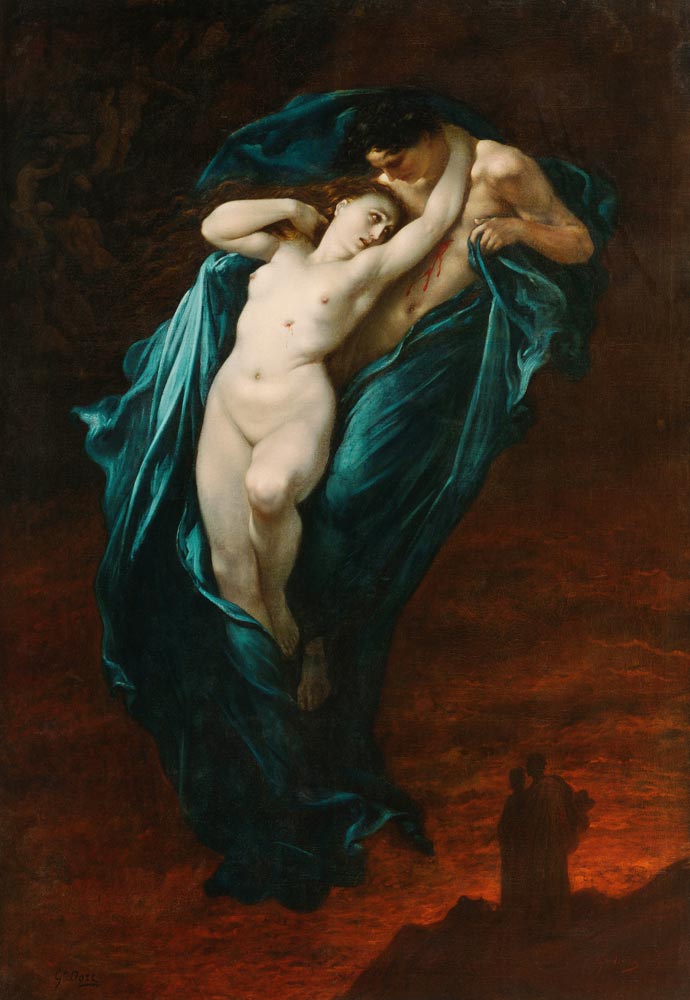Paolo and Francesca od Gustave Doré