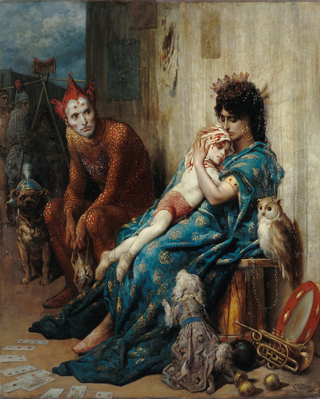 Les Saltimbanques od Gustave Doré