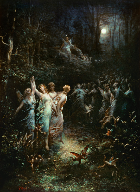 Shakespeare, Sommernachtstraum od Gustave Doré