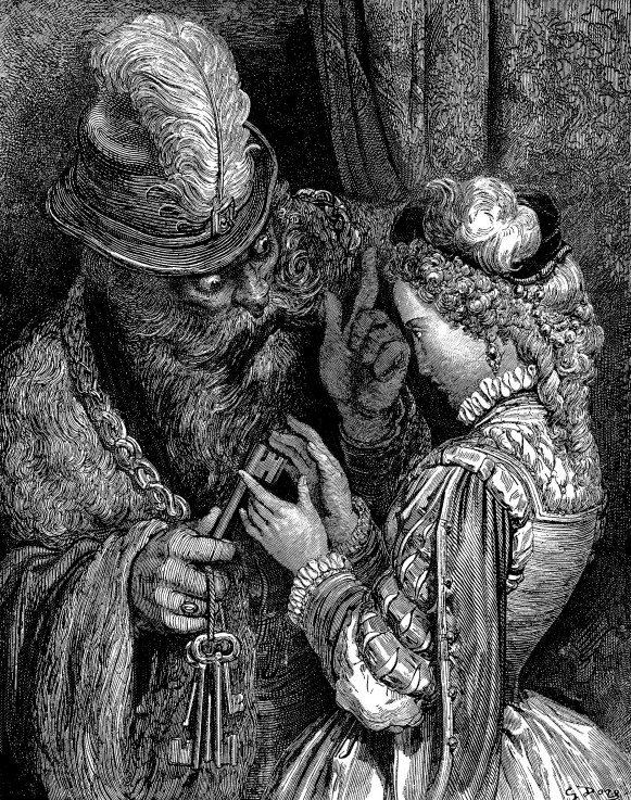 Illustration for "Les contes" by Charles Perrault od Gustave Doré