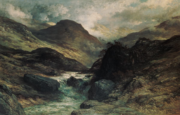 A canyon od Gustave Doré